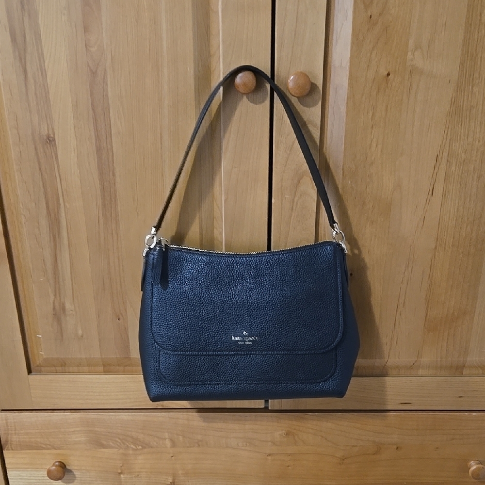 Kate Spade Black Leather Shoulder Bag